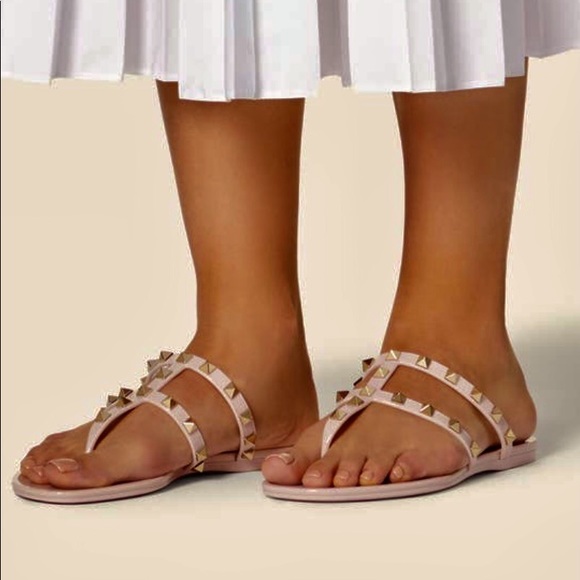 Sold Out Valentino Garavani Rockstud Strap Sandals - Picture 3 of 7